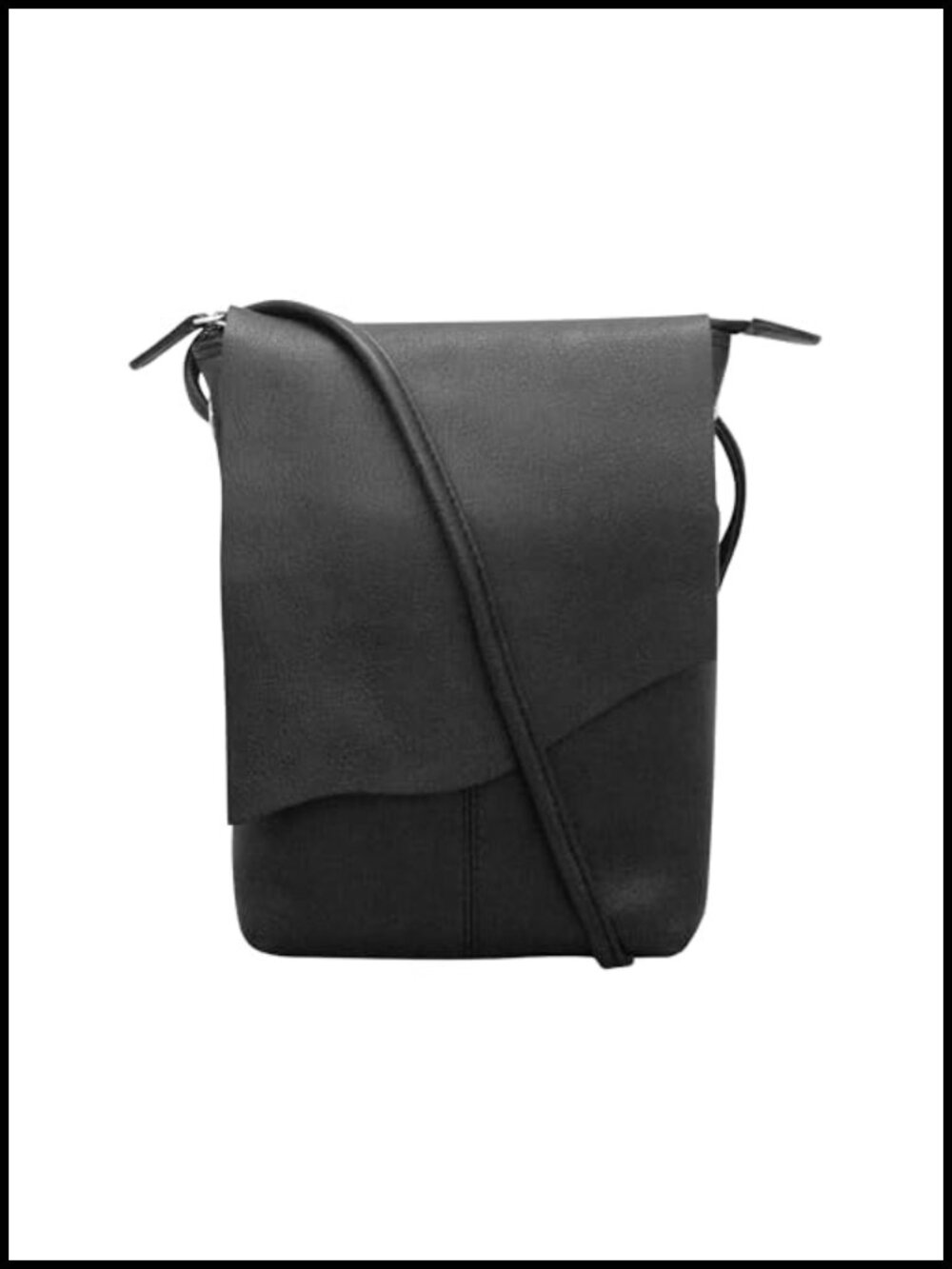Genuine Leather Mini Crossbody Bag RFID Blocking Adjustable Strap